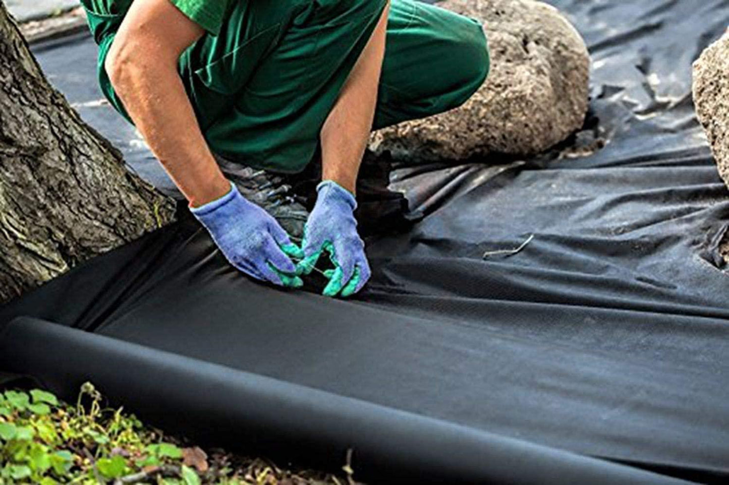 DIVCHI 500 x 150 x 0.5 cm Weed Control Fabric Roll Lay Down Outdoor Garden - DIVCHI