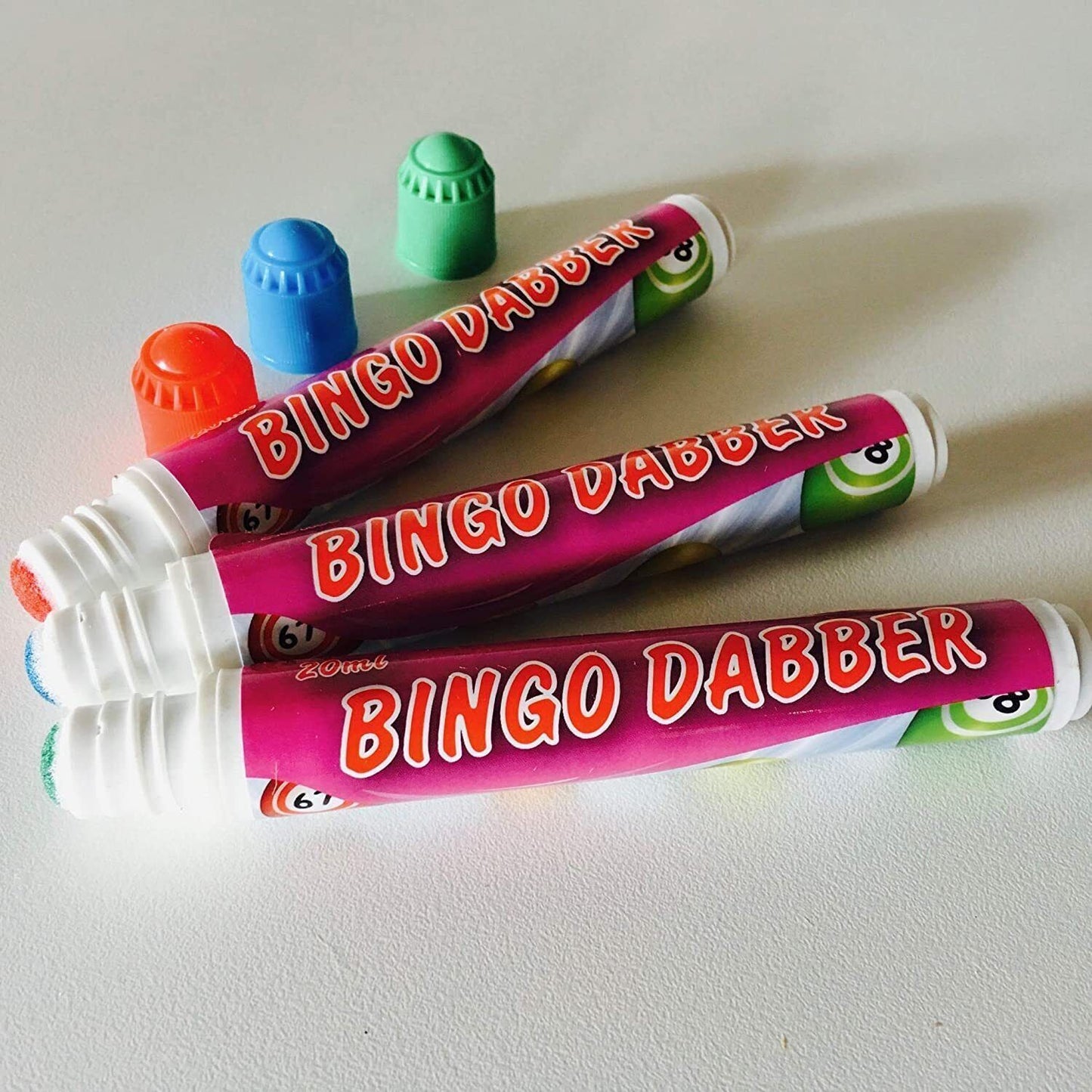 BINGO DABBERS MULTICOLOURED DABBERS DOT PENS NON GRIP PACK OF (1,2,3,4,5,6) - DIVCHI