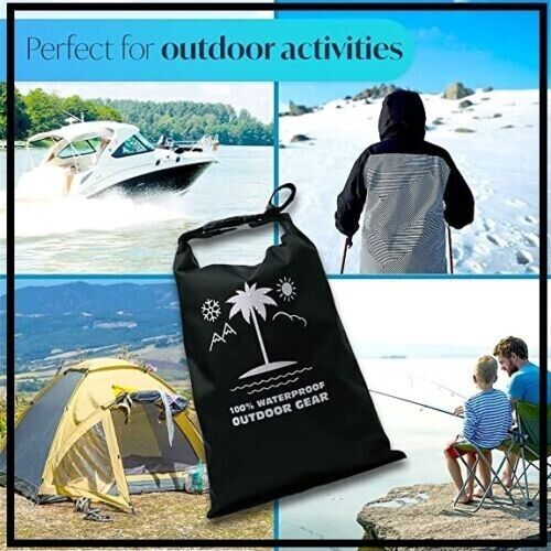 Boat Dry Bags 2 Litre Waterproof Bag For Drifting Boating ,Fishing and Rafting - DIVCHI