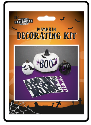 Halloween Kit With Carving Tools, Stencils,Ballon Garland,Decorating Stickers - DIVCHI