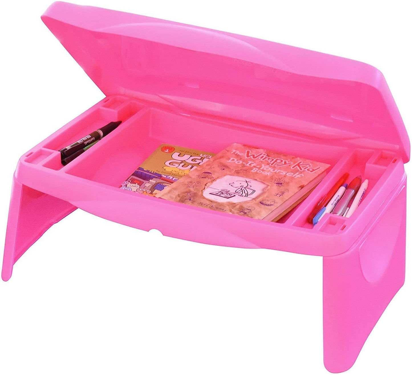 KIDS Folding Lap Desk, Bed Table, Breakfast Table, Laptop Desk - DIVCHI