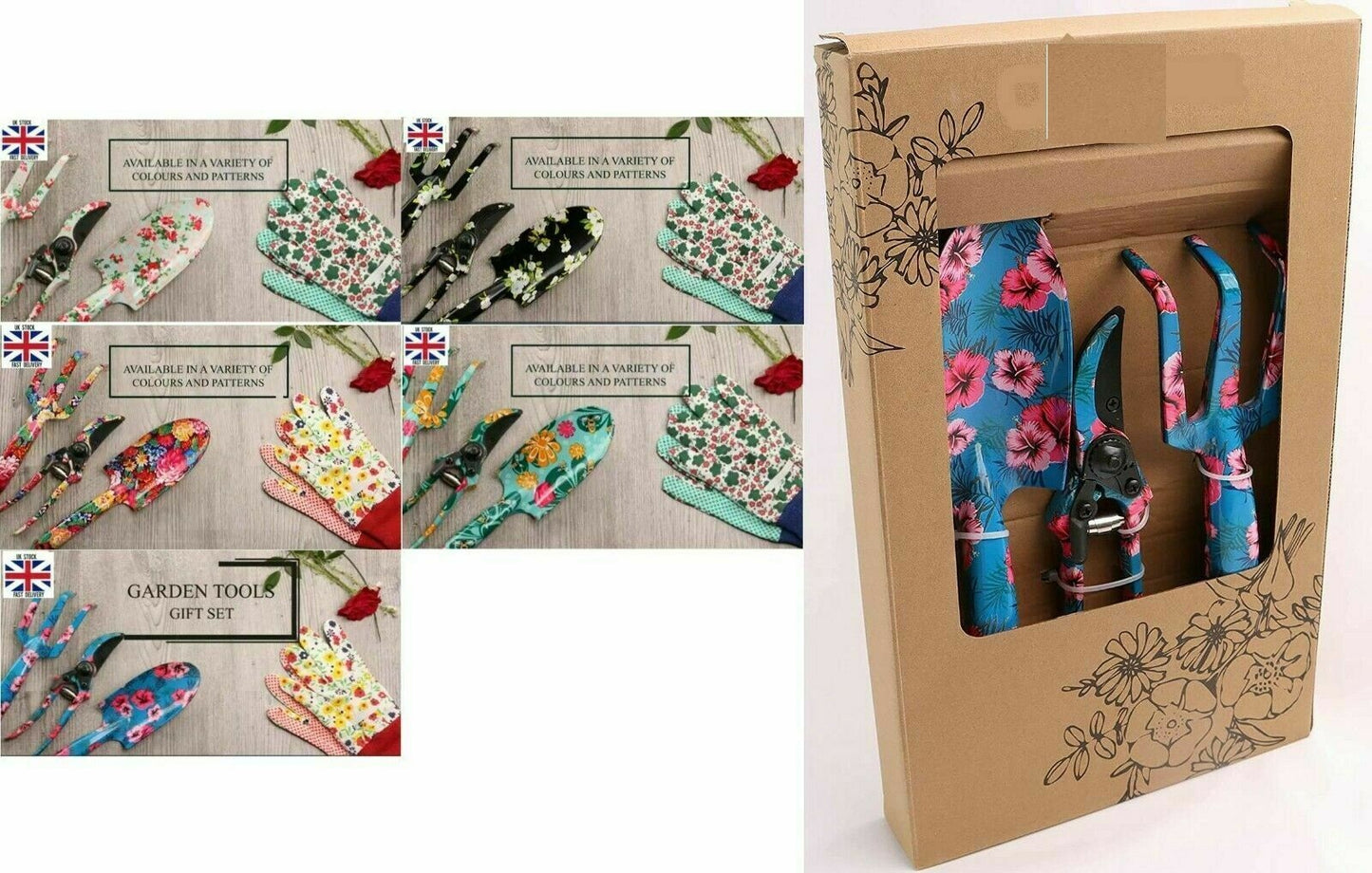 4PCS GARDEN FLORAL TOOL SET WITH ALUMINIUM MATERIAL BEST GARDEN GIFT