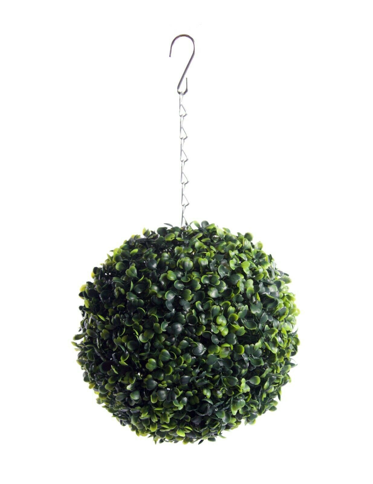Green Boxwood Buxus Topiary Artificial 27cm Grass Hanging Balls New Plant. - DIVCHI