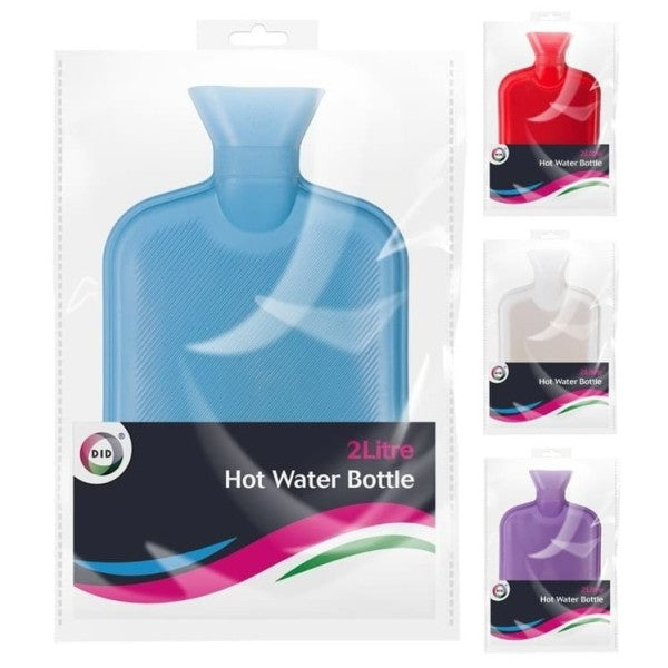 2litre Hot Water Bottle Without Cover Large Winter Warmer Hot Water Bottles - DIVCHI