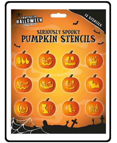 Halloween Kit With Carving Tools, Stencils,Ballon Garland,Decorating Stickers - DIVCHI