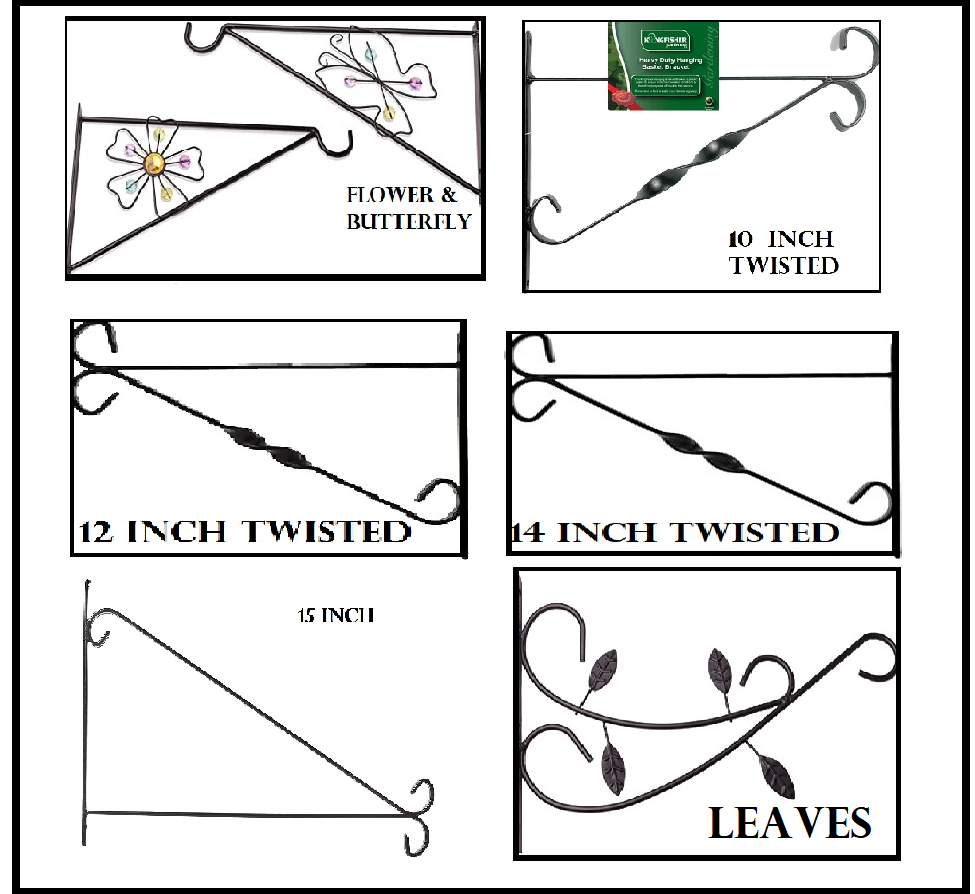 Garden Wall Brackets & Hanging Baskets Jute Liners Gardening Decorative. - DIVCHI