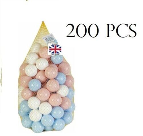 SOFT PLAY BALLS | FOAM BALLS PIT | PEN POOL BATH PLAY ROOM | BEST XMAS GIFT - DIVCHI