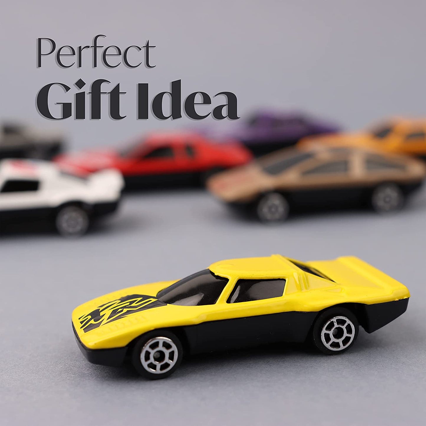 Toy Cars Mini Racing Cars, Educational Racing Car Toy Play Set, Cars for Toddlers, Boys, Girls Pack of 8 Cars - DIVCHI