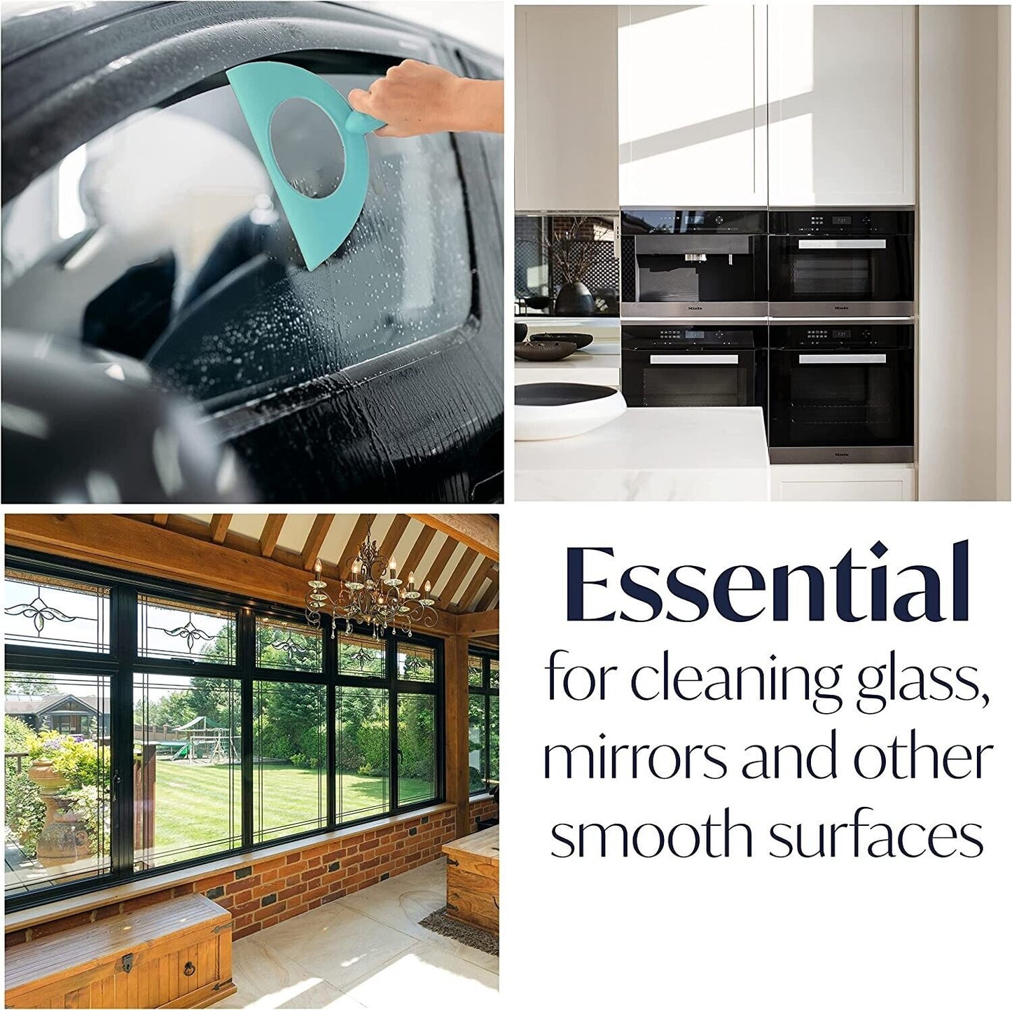 Window Squeegee Glass Cleaning Wiper Multipurpose Glass Window Cleaner