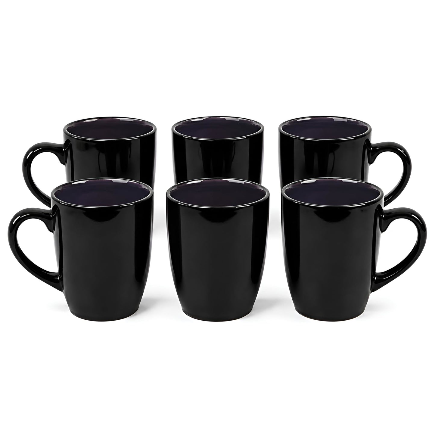 DIVCHI Coffee Mugs Set of 6 Ceramic Tea Hot Chocolate Cups
