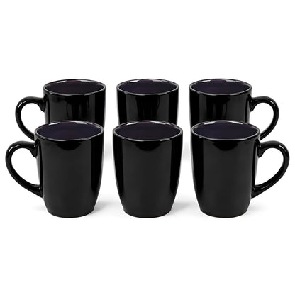 DIVCHI Coffee Mugs Set of 6 Ceramic Tea Hot Chocolate Cups
