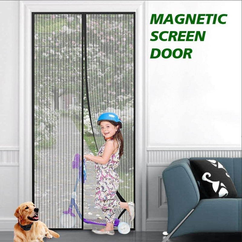Door Magnetic Fly Screen | Automatic Curtain Closers | Insect Mesh Uk