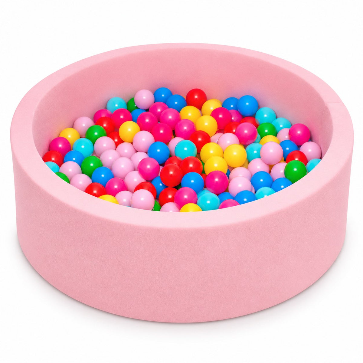 DIVCHI pink round foam ball pit (balls not included)