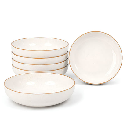 DIVCHI Bowls Set of 6, Ceramic Serving Bowl