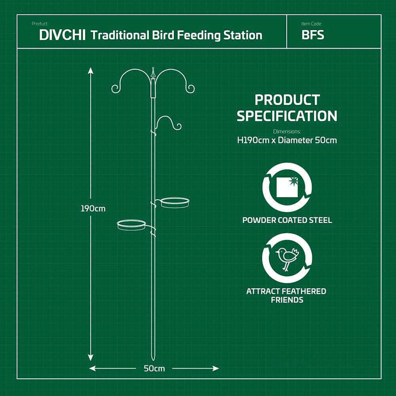 Hanging Metal Bird Feeder | Wild Bird Feeding Stations Uk – DIVCHI