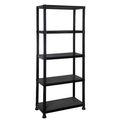 DIVCHI 3/4/5 Tier Heavy Duty Storage Shelving Unit – Black Metal Shelf Rack for Home, Garage, Office & Utility Room