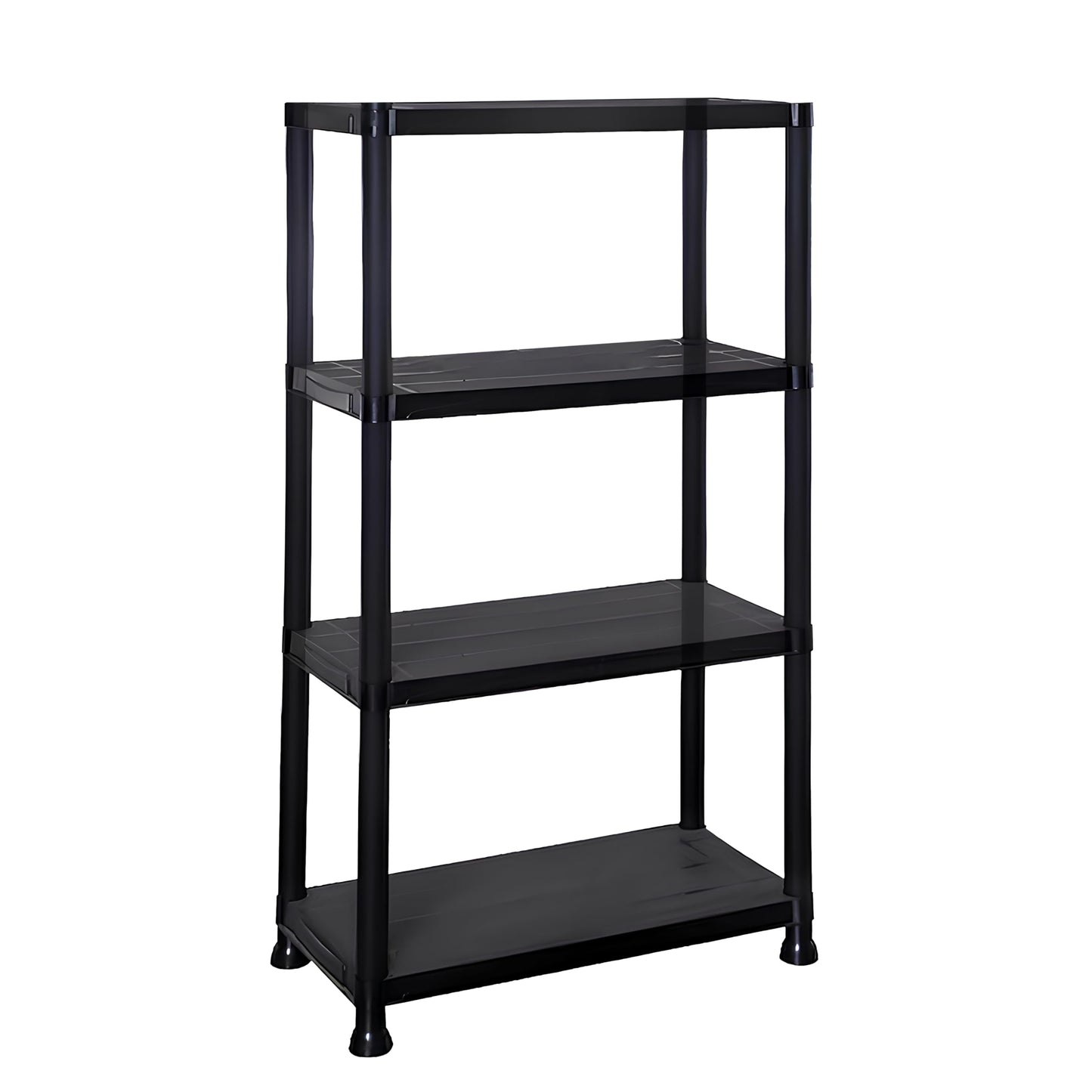 DIVCHI 3/4/5 Tier Heavy Duty Storage Shelving Unit – Black Metal Shelf Rack for Home, Garage, Office & Utility Room