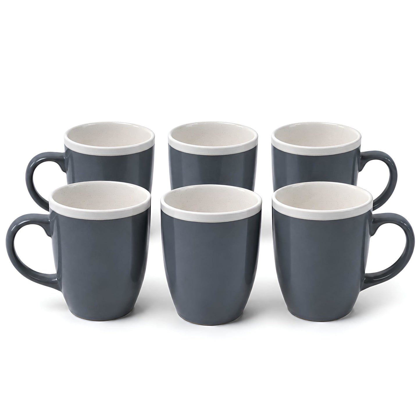 DIVCHI Coffee Mugs Set of 6 Ceramic Tea Hot Chocolate Cups