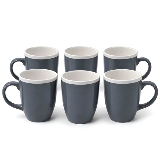 DIVCHI Coffee Mugs Set of 6 Ceramic Tea Hot Chocolate Cups