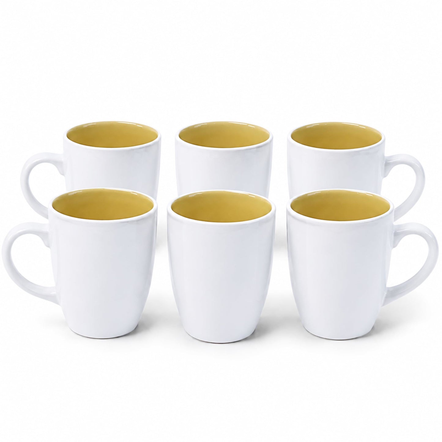 DIVCHI Coffee Mugs Set of 6 Ceramic Tea Hot Chocolate Cups