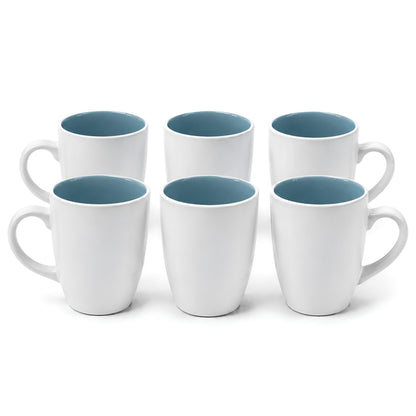 DIVCHI Coffee Mugs Set of 6 Ceramic Tea Hot Chocolate Cups