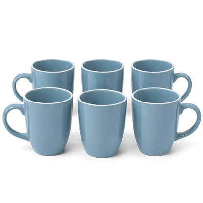 DIVCHI Coffee Mugs Set of 6 Ceramic Tea Hot Chocolate Cups
