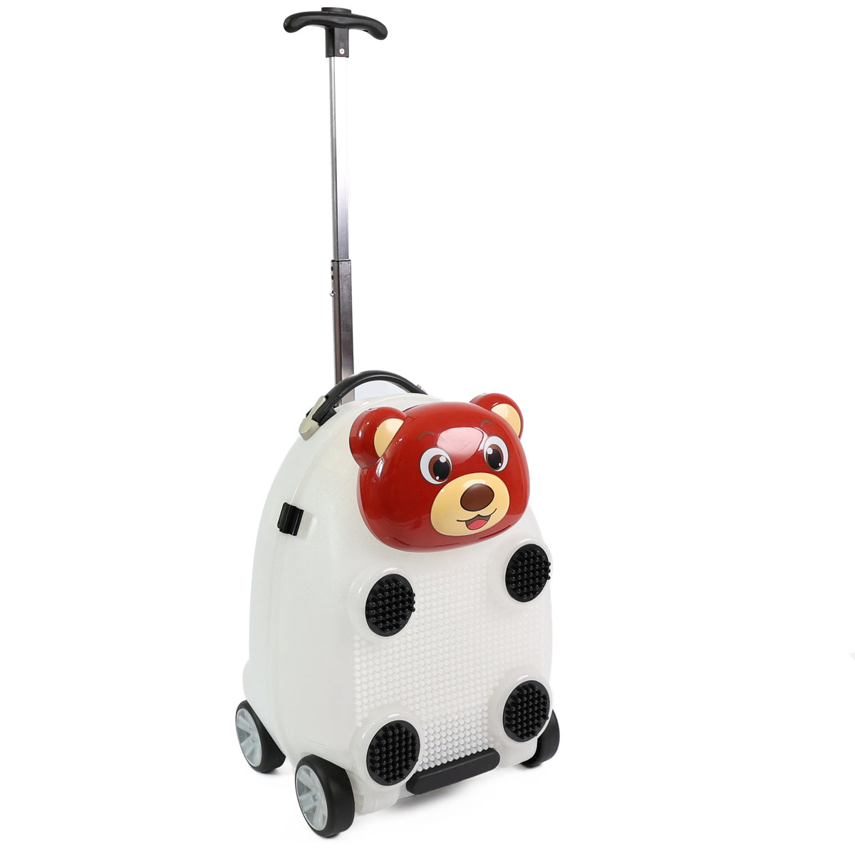 Kids Luggage Bag Holiday Travel Suitcase for Boys & Girls, Carry-On or Pull-Along School Trolley - DIVCHI