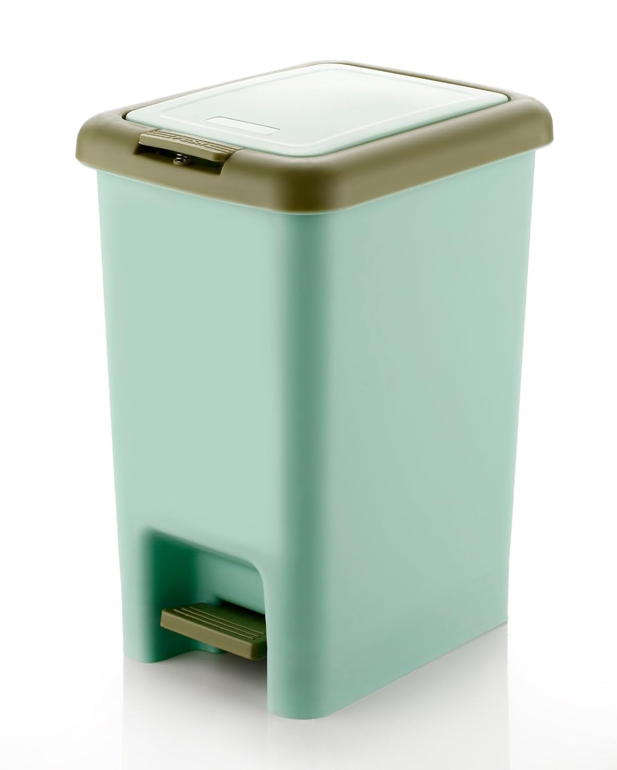 Kitchen Trash Can with Pedal - Wastebasket for Home, Office, Bathroom and Bedroom - Garbage Bin with Lid and Liner - DIVCHI