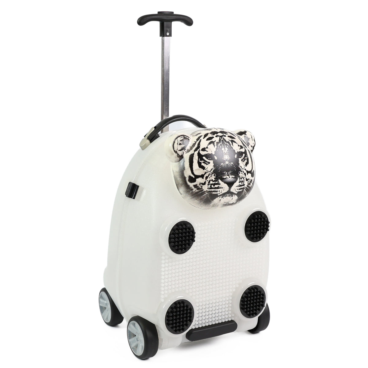 Kids Luggage Bag Holiday Travel Suitcase for Boys & Girls, Carry-On or Pull-Along School Trolley - DIVCHI