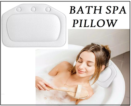 Luxury Bath Spa Pillow Perfect Comfortable Neack & Head Cushion - DIVCHI