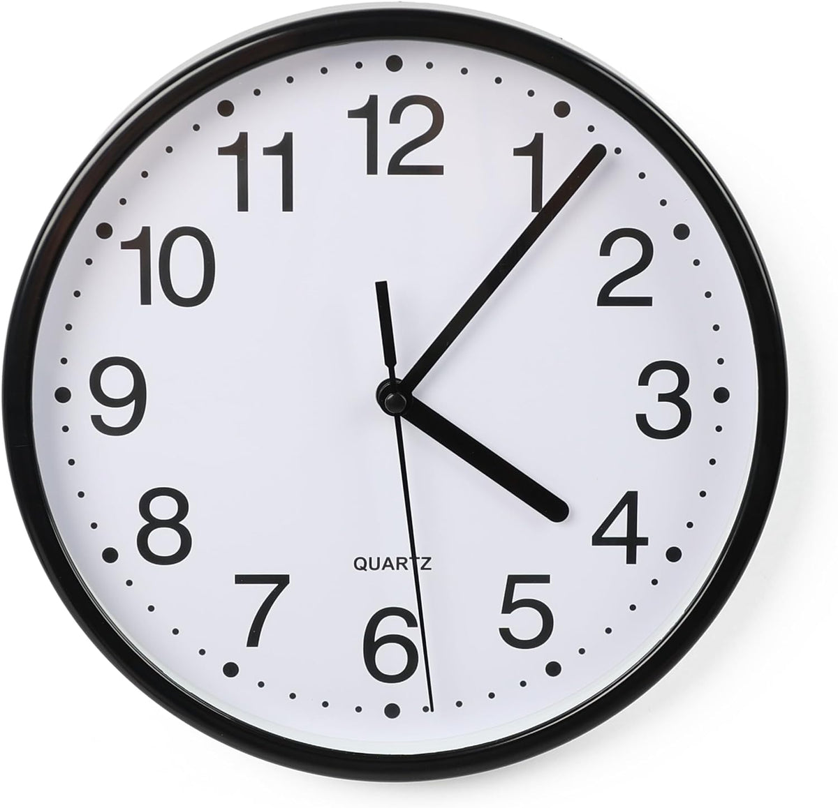 Wall Clock Silent & Non- Ticking w/ Modern Battery Operated Digital Quiet Sweep - DIVCHI