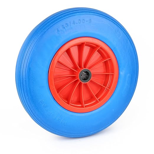 Pneumatic Wheel Air Filled Tires 4.8/4-8" Heavy-duty Replacement Wheels For Wheelbarrows, Hand Truck, Utility Cart, Garden Cart, Buggies - DIVCHI