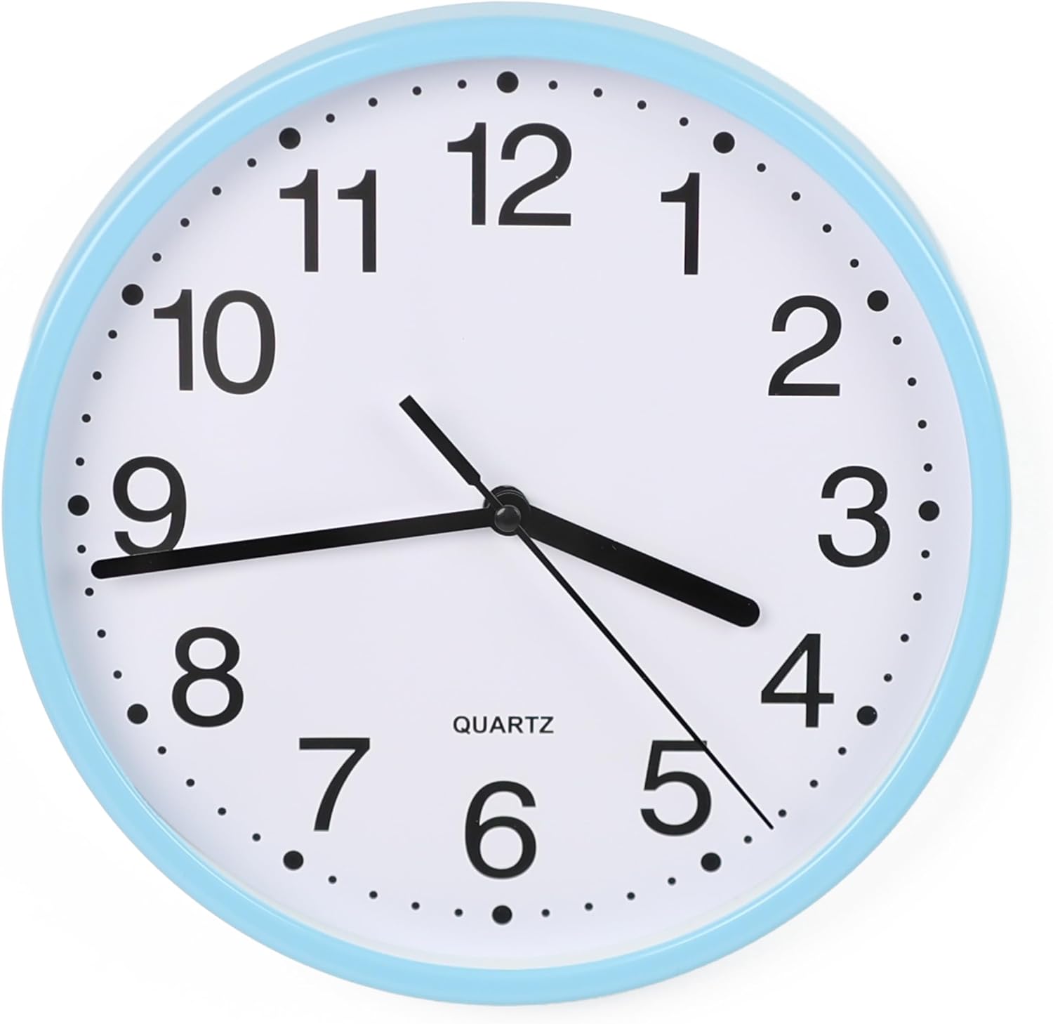 Wall Clock Silent & Non- Ticking w/ Modern Battery Operated Digital Quiet Sweep - DIVCHI
