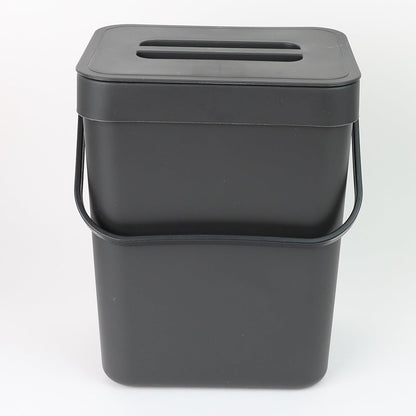 DIVCHI Kitchen Bin Hanging Trash Can With Lid Under Sink Bin For Kitchen| Waste Basket | Rubbish Bin | Mountable Dustbin | Bathroom Bins - DIVCHI
