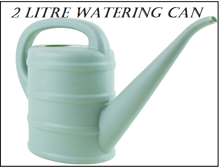 2 Litre Watering Can Durable Plastic Water sprinkler for Home plant and Garden
