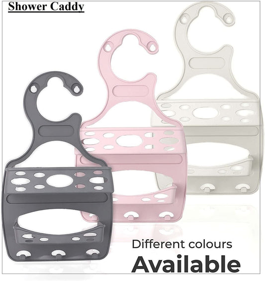 DIVCHI Bathroom Caddy Basket Plastic Hanging Shower Organizer No Drilling - DIVCHI