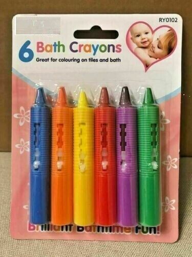 Bath Crayons For Kids  Draw in the Tub  with Colors, Fun & Exciting Washable Artwork during Bath time, Art Creations Play Set for Kids