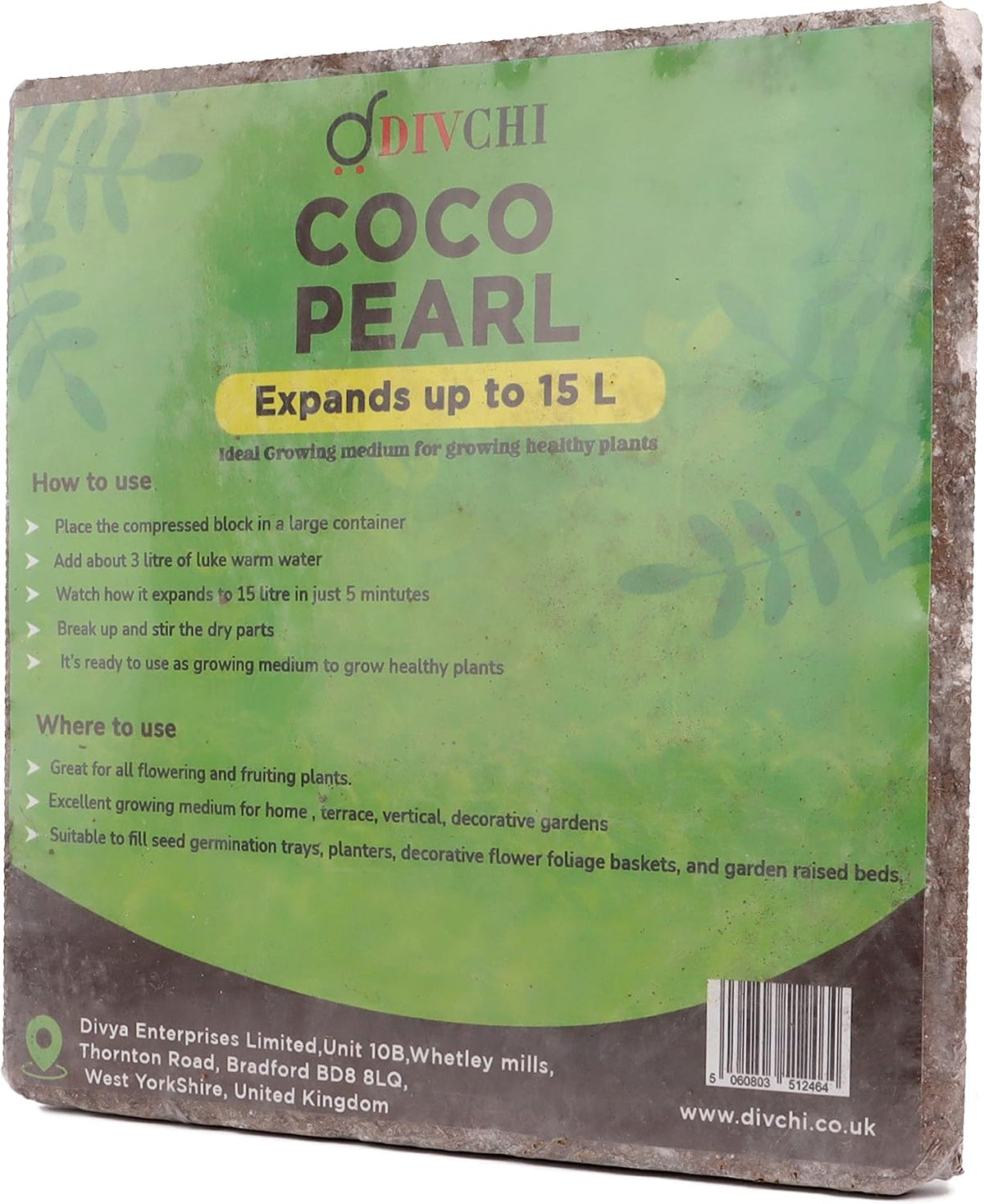 DIVCHI coco and perlite potting mix (B09Z29HJ2Q)