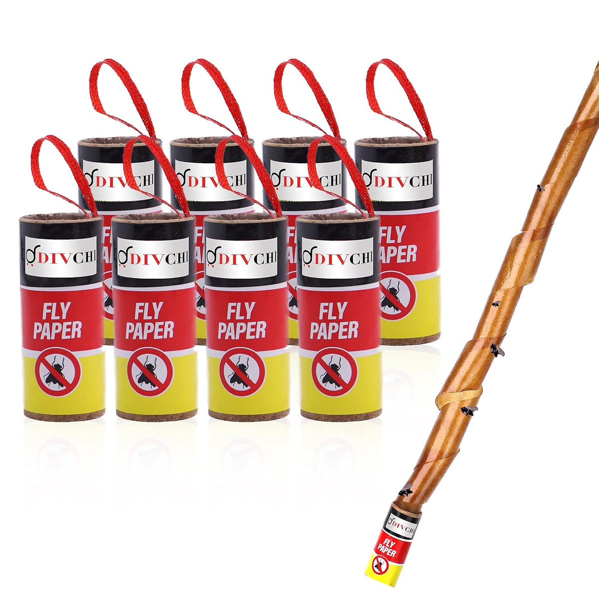 DIVCHI sticky fly paper strips (B0B6RJRPPY)