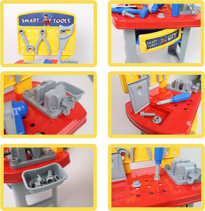 DIVCHI kids tool workbench close-up details