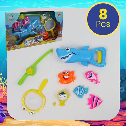 DIVCHI shark grabber fishing game 8 pieces with box