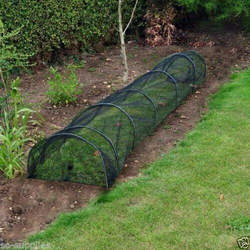 DIVCHI Net Grow Tunnel Plant Cover Black - Lasting Protection Against Birds, Deer and Other Pests