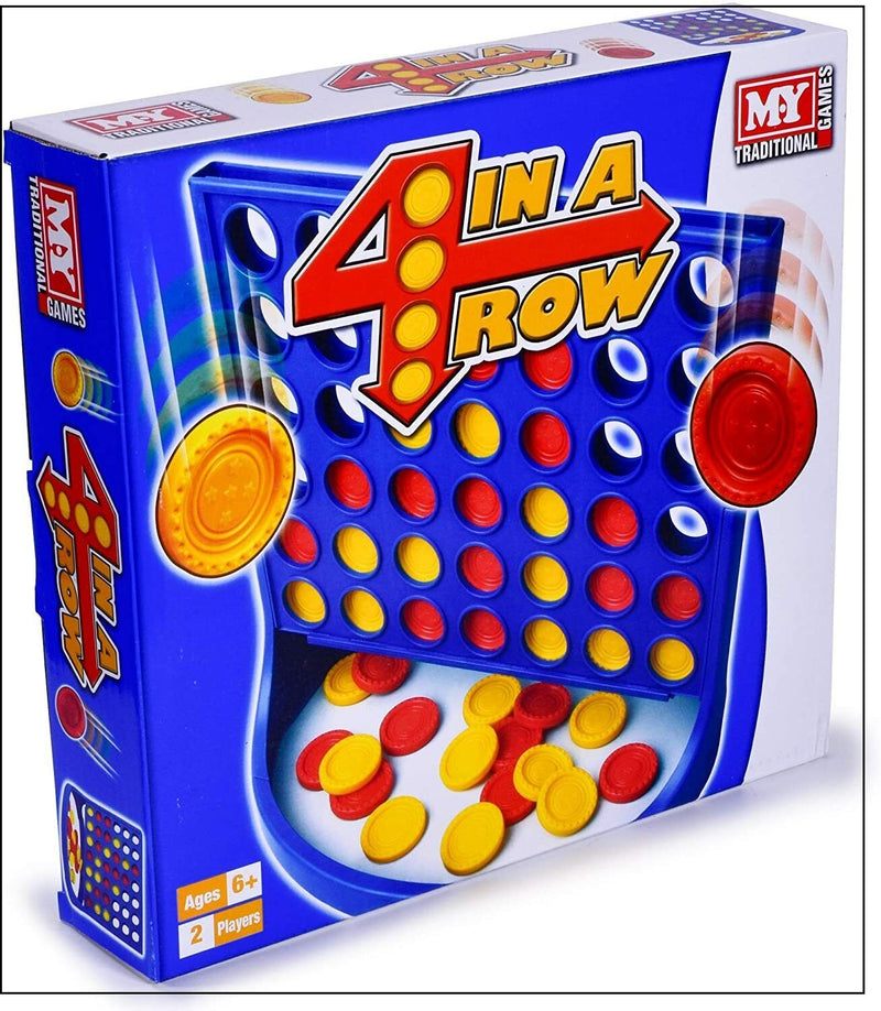 4 In a Row Traditional Classic Board Games For Family Kids Children Fun Game