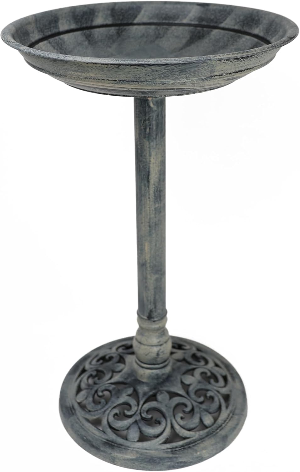 Bird Bath for Garden – DIVCHI Freestanding Outdoor Pedestal Bowl with 5 Design Variants - DIVCHI