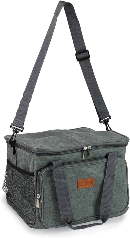 DIVCHI Lunch Bag Insulated Cooler Bag Adults Large Lunch Tote Handbag for Work, Office, Picnic, Travel | Lunchbox | Cooler Bag | Insulated Bags - DIVCHI