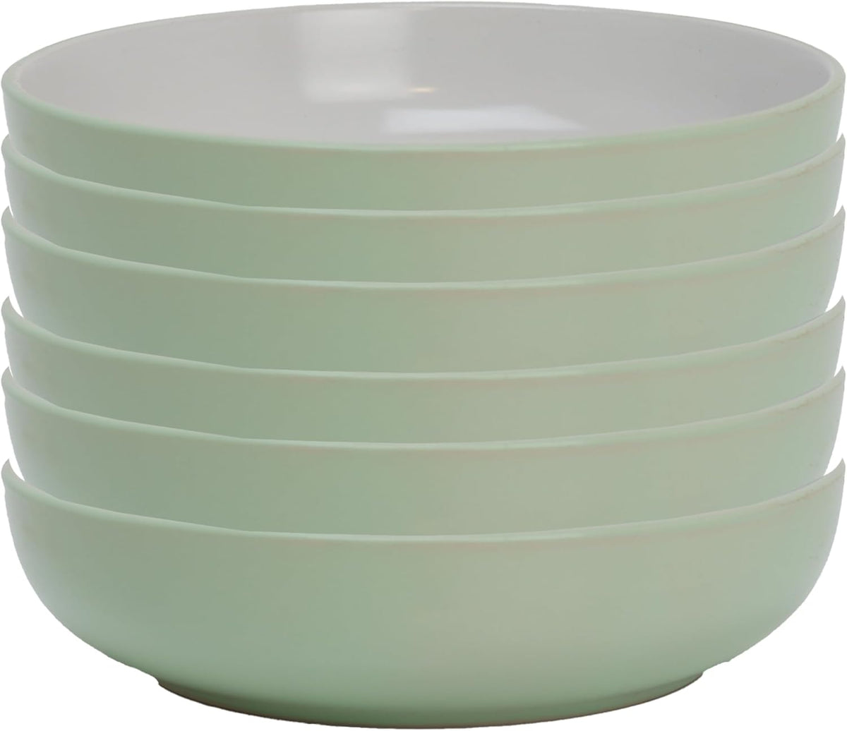 Dinner Bowl Set Lightweight & Stylish Tableware Bowls for Serving Cereal Soup Pasta Salads & Snacks -Dishwasher & Microwave Safe - DIVCHI