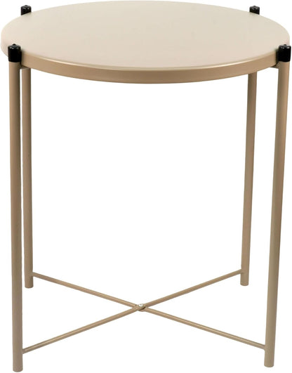 DIVCHI Plant Stand Indoor Round Plant Shelf Plant Table for Flower Pots Heavy Duty Plant Holder Modern Home Decor Small Storage Shelf Table For Garden Office Living Room Balcony Corner (gold)