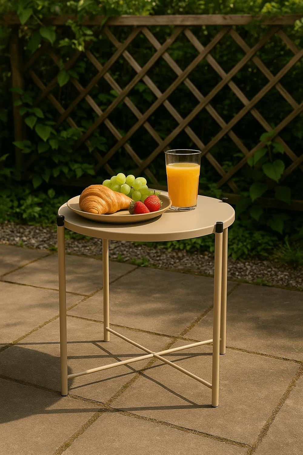 DIVCHI Plant Stand Indoor Round Plant Shelf Plant Table for Flower Pots Heavy Duty Plant Holder Modern Home Decor Small Storage Shelf Table For Garden Office Living Room Balcony Corner (gold)