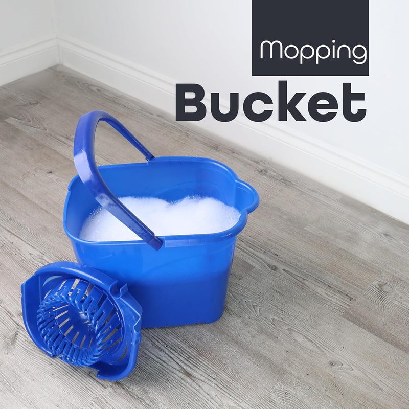 Wringer Mop Bucket Lightweight & Portable Floor Mess-Free Pouring