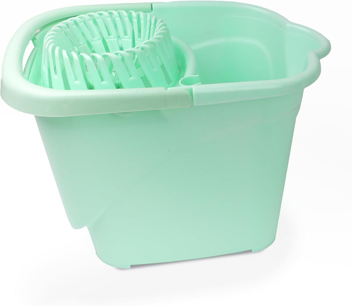 Wringer Mop Bucket Lightweight & Portable Floor Mess-Free Pouring - DIVCHI